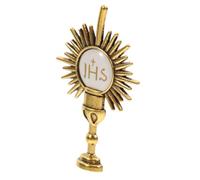 Alasum Broche de Solapa Cruz Religiosa con Cáliz para Comunión Diseño Único y Detallado Accesorio Elegante para Ropa y Regalo Devocional Católico
