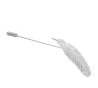 Alasum Broche para Camisa de Hombre en Forma de Hoja de Aleación de Zinc, Elegante y Noble, Mantiene el Brillo sin Perder Lustre, Accesorio Refinado para Trajes y Camisas