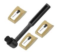 Alasum Cabezal de Captación de Aguja para Tocadiscos Reemplazo de Agujas para Discos Accesorio de Repuesto para Tocadiscos Uso Reproductor de Vinilos