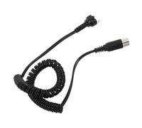 Alasum Cable para Mango de Máquina de Uñas Negro Conector Chapado en Oro y Exterior Tejido Reforzado para Conexión Estable en Salones y Servicios Móviles