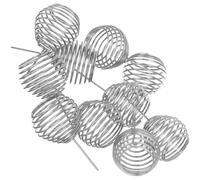 Alasum Cajas de Fertilizante de Acero Inoxidable para Bonsái Cesta Pequeña Reutilizable para Jardinería Contenedor Resistente para Fertilización de Plantas Juego de 10 Unidades