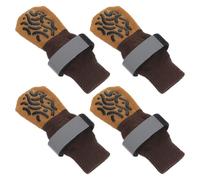 Alasum Calcetines para Perros con Puntos Antideslizantes 4 Unidades para Suelos Duros Interior para Cachorros y Perros Adultos