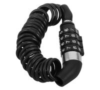 Alasum Candado para Bicicleta Antirrobo con Cable de Acero Resistente de 4 Dígitos, Combinación Reajustable, Diseño Compacto y Portátil, Adecuado para Casco y Manillar, Uso Exterior