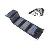 Alasum Cargador Solar Plegable Dc Portátil para Camping y Viajes Panel Solar Flexible Resistente y Ligero con Tecnología de Laminación Avanzada para Emergencias y Uso al Aire