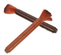 Alasum Cepillo de Limpieza para Instrumentos de Cuerda Erhu y Violín 2 Piezas Madera Ébano y Palisandro Cerdas de Lana Suaves para Eliminar Polvo y Suciedad Cuidado Color Aleatorio