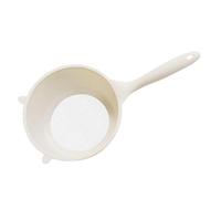 Alasum Colador Limpiador de Arroz Asa Grande de Plástico Blanco, Cesta de Lavado y Escurridor Multifuncional para Cocina Diseño Moderno y Capacidad Amplia