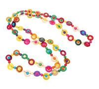 Alasum Collar Boho Hecho a Mano Cuentas Multicolor y Colgante de Bisutería, Joyas para Mujer en Estilo Hippie y Ocasiones Informales