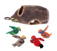 Alasum Conjunto De Nido para Gatos Juguetes Interactivos para Gatos Juguete De Interior Cat Bird Toy contra El Aburrimiento