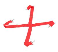 Alasum Correa Ajustable para Instrumento de Percusión de Doble Hombro Eslinga Roja Yw-31 Cinturón Resistente para Desfile y Uso Prolongado