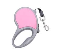Alasum Correa Automática Retráctil para Perros y Gatos con Sistema de Frenado Mango Grande Ergonómico y Diseño Extensible Rosa para Mascotas Pequeñas y Medianas