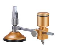 Alasum Cortador de Botellas de Vidrio Dorado con Ventosa Herramienta para Cortar Círculos de Vidrio con Ruedas de Corte Reemplazables y Diseño Antideslizante y Cerámica