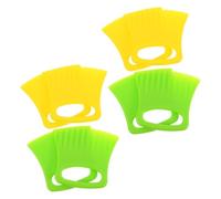 Alasum Cortador de Patatas Ondulado de 8 Piezas para Pizza y Verduras, Corte Estable y Seguro, Material Pp, Adecuado para Cortar Papas y Zanahorias Fácilmente