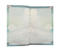Alasum Cuaderno de Notas de Encuadernación Cosida, Cuaderno Diario de Papel Diseño Acuarela Estilo Clásico 1 para Amigos y Seres Queridos, Uso en Casa y Escuela