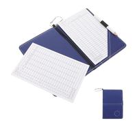 Alasum Cuaderno de Puntuación Golf PU Cuero Portátil Resistente y Compacto para Seguimiento de Puntos Campo y Entrenamiento Libro Práctico para Golfistas