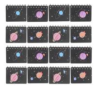 Alasum Cuaderno Pequeño Portátil de 16 Piezas Diseño de Doble Espiral, Papel, Adecuado para Escuela y Vacaciones, Práctico y Fácil de Llevar