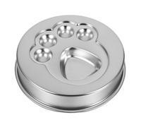 Alasum Cuenco para Perros de Acero Inoxidable con Base Antideslizante Comedero Lento con Patrón Elevado para Alimentación Saludable de Cachorros y Gatos Plato Resistente para Comer