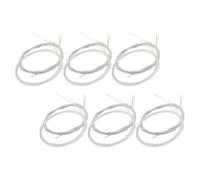 Alasum Cuerdas para Guitarra Clásica C102 Juego de 2 Sets de Cuerdas de Nailon Transparente y Entorchado de Aleación de Cobre Plateado Calibre Ligero para Práctica y Concierto