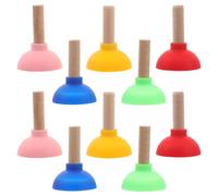 Alasum Desatascador De Juguete y Accesorio Mágico para Magos Niños, Mini Tamaño Multicolor, Soporte Ventosa para Trucos De Cartas, Uso Casa De Muñecas y Baño, Juego De 10 Piezas