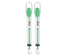 Alasum Dinamómetro de Cilindro con Balanza de Resorte 2.5kg, Gancho para Colgar, Plástico Resistente, Adecuado para Explorar Leyes Físicas en Aula, Pack de 2 Unidades Color Aleatorio