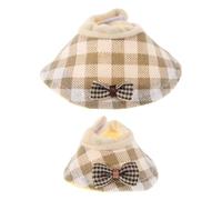 Alasum Diseño Específico para Recuperación para Pájaros 2piezas Conos de Recuperación Isabelinos Beige Protección Cuello para Loros y Periquitos