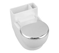 Alasum Dispensador de Agua para Gatos Colgante Anti-derrames, Fuente Divertida Forma de Inodoro, Plástico Abs Resistente, Tamaño Compacto para Interiores, Bebedero para Mascotas Pequeñas