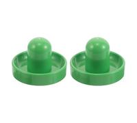 Alasum Empujadores de Hockey de Aire para Mesa, 2 Piezas, 4 Pulgadas, Plástico Abs Duradero, Color Verde, Accesorios de Repuesto para Juegos de Air Hockey, Ideales para Hogar,