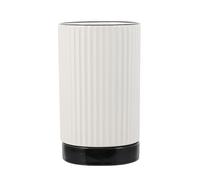 Alasum Escurre Cubiertos de Cerámica Blanco Diseño Nórdico, Soporte para Utensilios de Cocina Resistente a Rayaduras Función para Drenar Agua