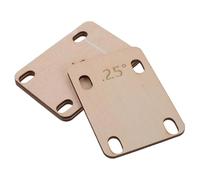Alasum Espaciadores de Mástil de Guitarra Madera 3 Piezas para Ajuste de Ángulo, Cuñas de Repuesto para Reparación y Mantenimiento de Mástil de Guitarra Eléctrica