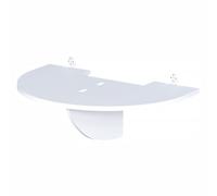 Alasum Estante para Colgar Proyectores sin Taladro de PVC Blanco Diseño sin Clavos Que Protege a Tu Familia para Uso Hogar