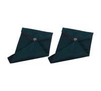 Alasum Estuche para y Bolsa de Texto del Templo, 2 Unidades en Terciopelo Verde Oscuro, Funda Resistente para Libros Religiosos, Adecuada para Uso en Celebraciones
