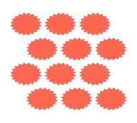 Alasum Etiquetas de Precio Fluorescentes No se Desvanecen 120 de Papel Naranja, Fáciles de Escribir Ideales para Exhibición en Supermercados y Tiendas
