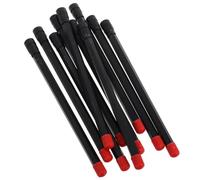 Alasum Extensor de Vástago de Válvula para Neumáticos de Doble Rueda, 10 Piezas de Prolongador de Boquilla de Válvula de Plástico Negro de 180 Mm, Compatible Coche, Motocicleta