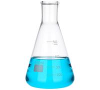 Alasum Fácil de Limpiar y Resistente de Transparente de 500ml Erlenmeyer Adecuado para Educación E Investigación en
