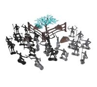 Alasum Figuras Soldaditos de Plástico Pequeños de Figuras de Soldados Antiguos Simulados para Educativo Decoración