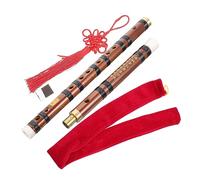 Alasum Flauta de Bambú Portátil Instrumento de Viento Tradicional Flauta para Estudiantes Tono para Música Folk y Prácticas Caseras