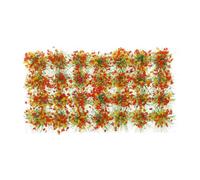 Alasum Flor de Simulación en Racimos Plásticos para Pequeños Jardines Decorativos y Guirnaldas, Tonalidad Cálida, Caja, Material Seguro para Modelado Artesanal