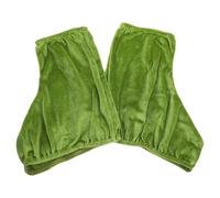 Alasum Funda Elástica Adecuado para Amantes del Patinaje Artístico Talla S Verde de Terciopelo y Poliéster, Absorbe Hielo Derretido para Zapatos de Patinaje sobre Hielo