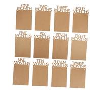 Alasum Guirnalda de Fotos para Cumpleaños de Ñiño de 1 Año, Banderines de Papel Kraft, Decoración de Fiesta Marco para Colgar en Puertas y Paredes, Set Decorativo para Primer Aniversario