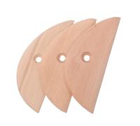Alasum Herramienta Raspadora de Arcilla en Forma de Piezas de Madera Khaki para Arcillas Poliméricas Bricolaje y Modelado a Mano Principiantes y Artistas Profesionales