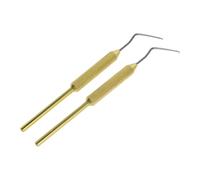 Alasum Herramientas de Injerto para Apicultores 2 Piezas, Aguja Móvil de Aluminio Amarilla para Cría de Reinas, Accesorio Portátil y Preciso para Apicultura en Colmenas y