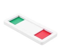 Alasum Indicador Señal de Privacidad de Puerta Corrediza de Acrílico Cinta Autoadhesiva Rojo y Verde para Estado Abierto y Cerrado para Oficina