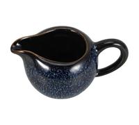 Alasum Jarra de Cerámica Azul para Dispensador de Jarabe de Arce con Asa Cómoda y Taza Medidora Adecuado para Cafeterías y Bares de Café