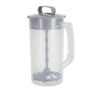 Alasum Jarra Mezcladora de Plástico de 2000 Ml con Émbolo para Mezclar Bebidas, Ligera y Fácil de Limpiar, Adecuado para Reuniones y Fiestas Reutilizable