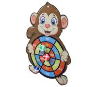 Alasum Juego de Dardos Bola Pegajosa Tablero Adhesivo Pequeño, 3 Bolas de Colores Aleatorios y Gancho para Colgar, Juguete Interactivo Educativo para Interior y Juego Color Aleatorio