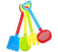 Alasum Juego de Palas para Cavar Arena para Niños, Conjunto de 4 Piezas Grande, Plástico Duradero, Colores Aleatorios, Pala de Playa Ligera y Segura para Juegos al Aire Color Aleatorio