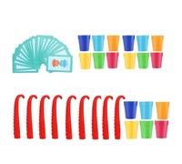 Alasum Juego De Vasos Apilables Interactivo y Educativo para Niños, Tamaño Mediano, Material Seguro, Desarrollo Temprano, Habilidades Sociales y Coordinación, Uso Familiar, 1 Set