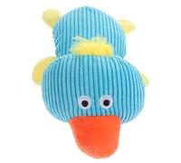 Alasum Juguete Molar Chirriante para Perros en Forma de Pato de Peluche, Recomendado para Cachorros Evitar Comportamientos Destructivos