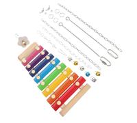 Alasum Juguete para Pájaros de Madera con 2 Brochetas de Frutas para Jaulas, Accesorio Interactivo para Loros y Agapornis Que Ayuda a Liberar Emociones