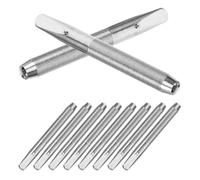 Alasum Kit de 10 Clavijas de Afinación para Piano en Acero, Herramientas para Reparación y Ajuste de Teclado, Accesorios para Técnicos de Piano y Talleres de Mantenimiento