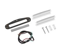 Alasum Kit de Pastilla Mini Humbucker para Guitarra Eléctrica, Doble Bobina Alnico5 de Color Claro, Accesorio de Repuesto con Reducción de Ruido, Mejora Graves y Compatible con Modelos